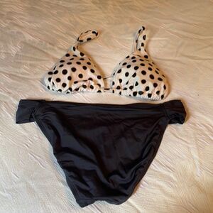Victoria Secret Swim Top - M & Massimo Swim Bottoms Large - Great Used Condition